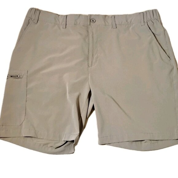 Drake Waterfowl Clothing Company Khaki MENS 2XL Lightweight Cargo Shorts - Picture 1 of 2